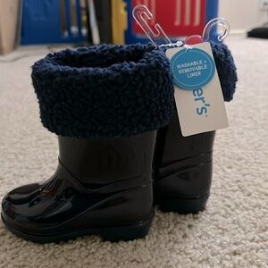 Carter's Tank Kid's Faux-Fur Lined Fashion Rainboot